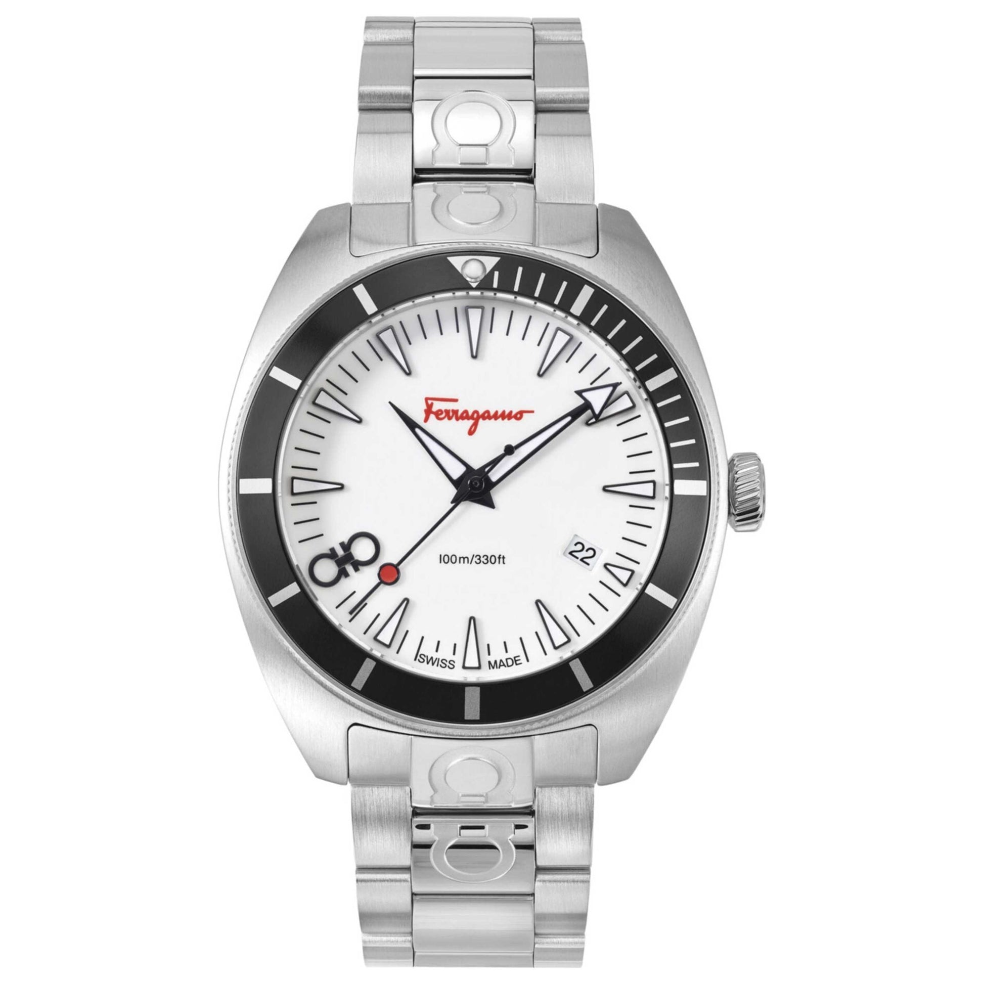 Front view of Ferragamo Experience Men's Quartz Watch SFMG00321