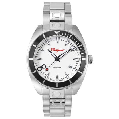 Front view of Ferragamo Experience Men's Quartz Watch SFMG00321