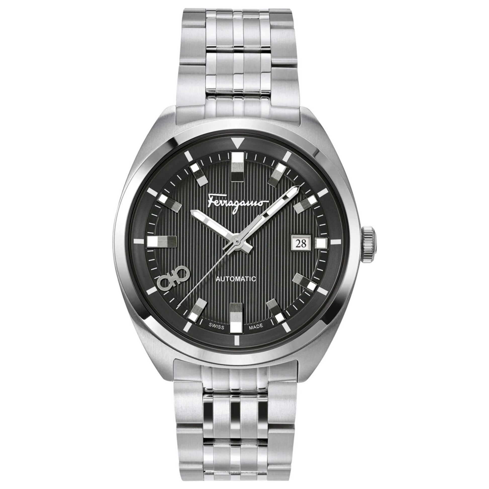 Front view of Ferragamo Evolution Men's Quartz Watch SFMH00221