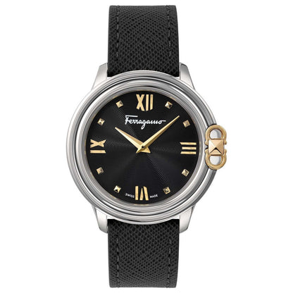 Front view of Ferragamo Studmania Women's Quartz Watch SFMJ00122