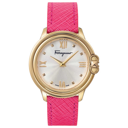 Front view of Ferragamo Studmania Women's Quartz Watch SFMJ00222
