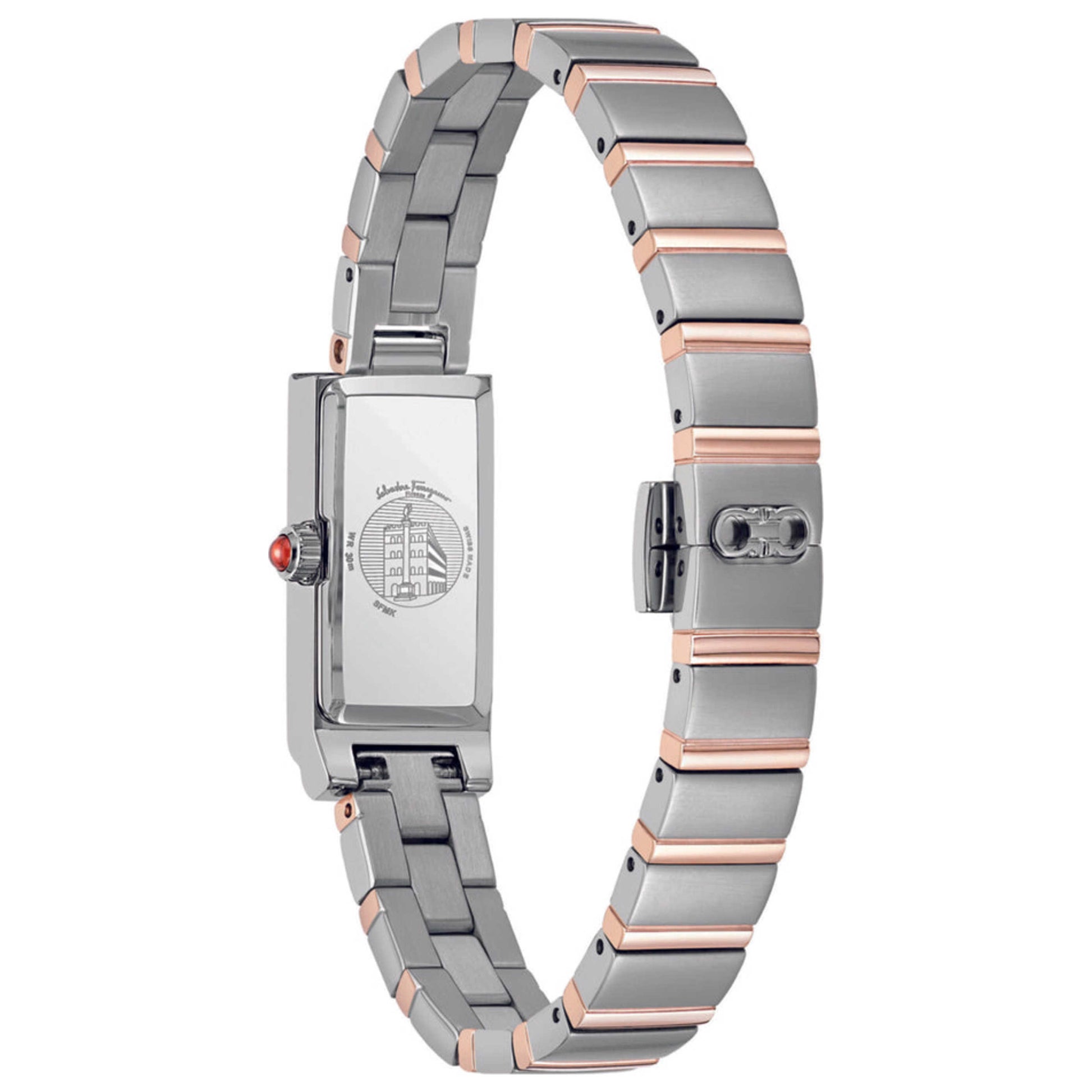 Back view of Ferragamo Essential Women's Quartz Watch SFMK00422