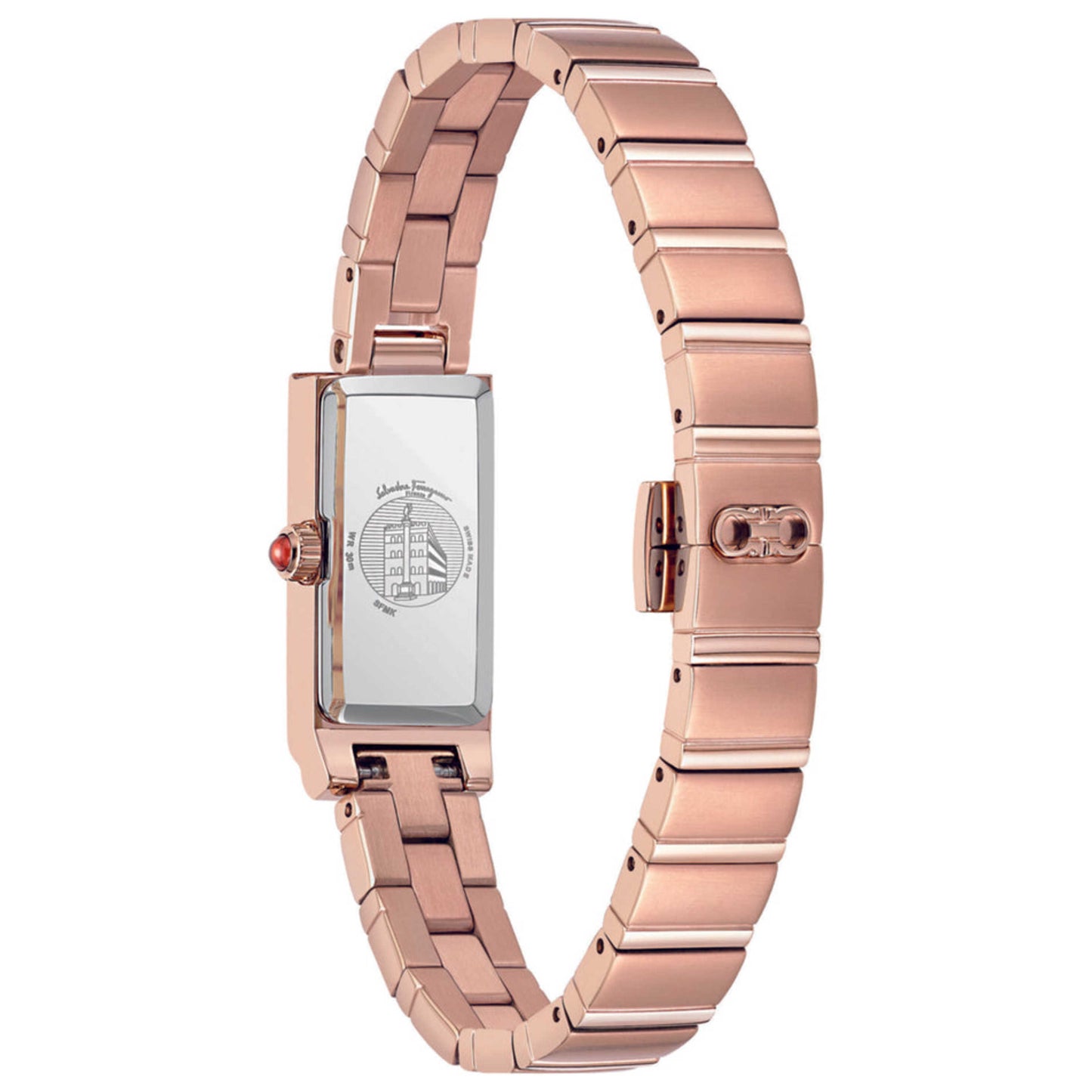 Back view of Ferragamo Essential Women's Quartz Watch SFMK00622