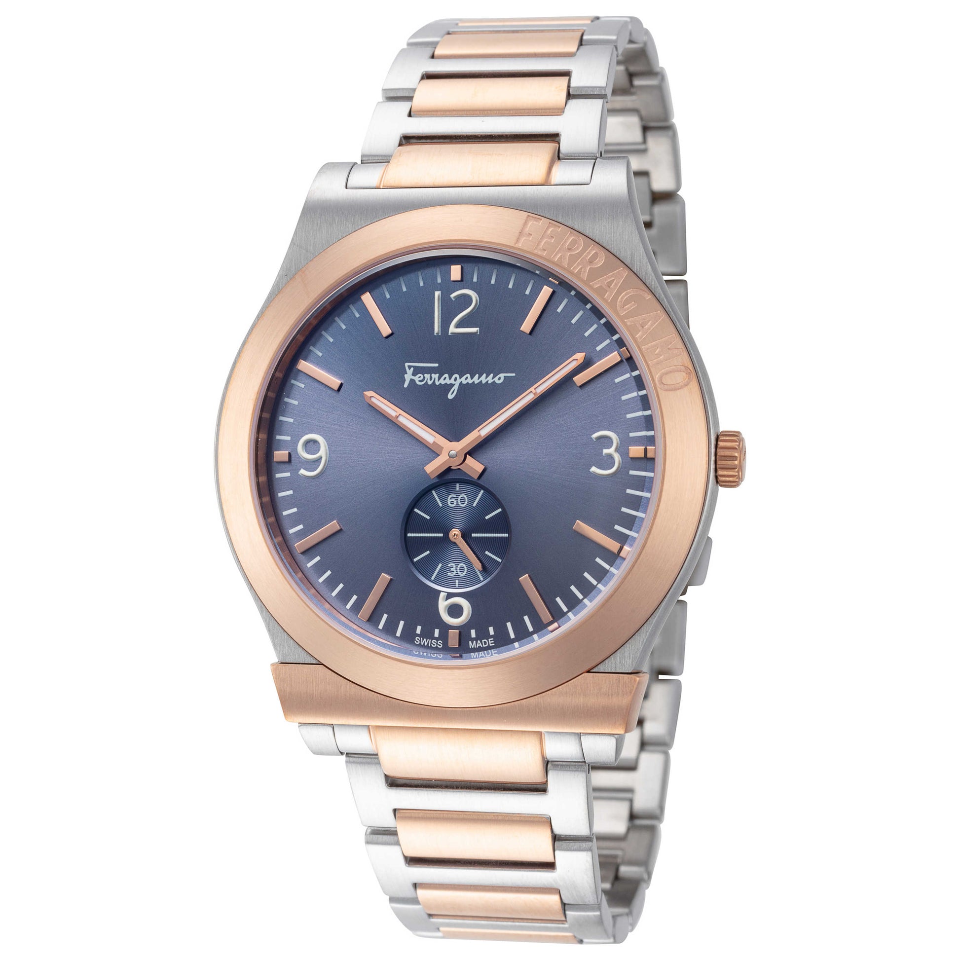 Front view of Ferragamo Gancini Men's Quartz Watch SFML00322