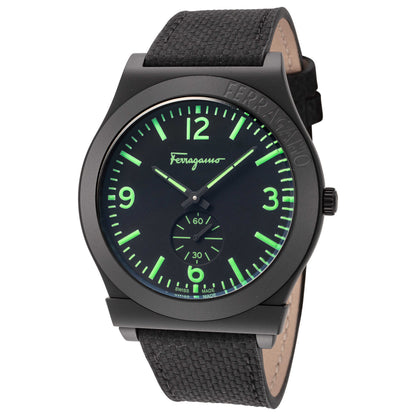 Front view of Ferragamo Gancini Men's Quartz Watch SFML00422