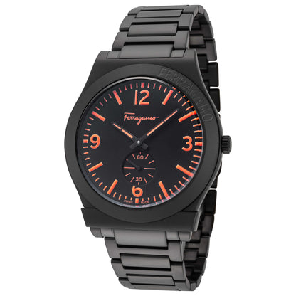 Front view of Ferragamo Gancini Men's Quartz Watch SFML00522