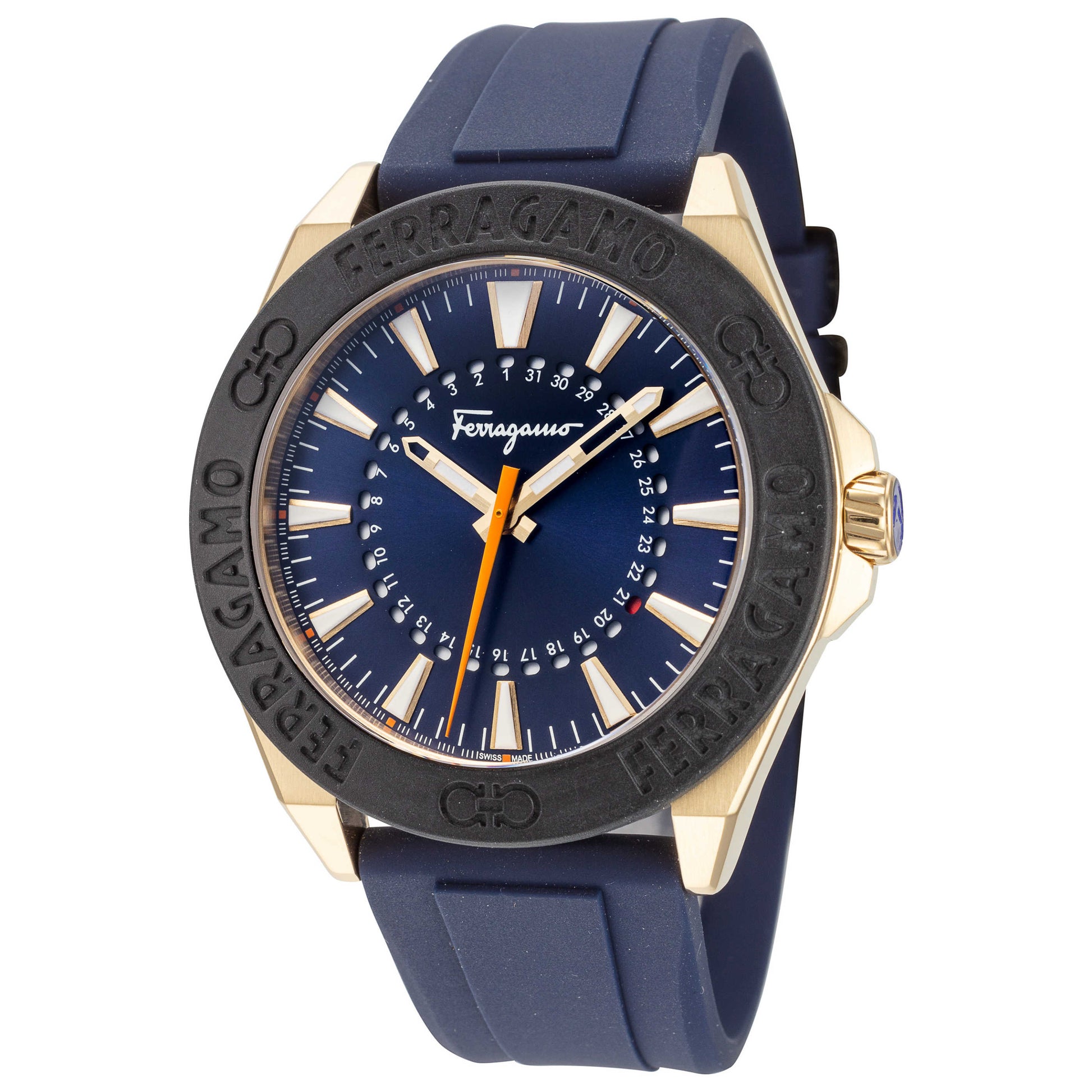 Front view of Ferragamo Ferragamo Men's Quartz Watch SFMQ00222