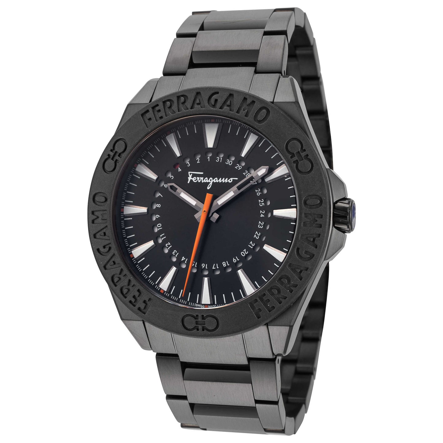 Front view of Ferragamo Ferragamo Men's Quartz Watch SFMQ00522