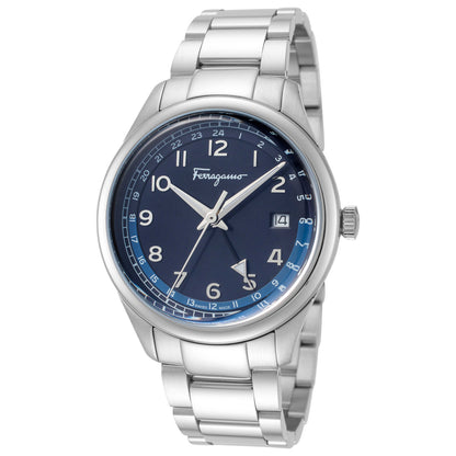 Front view of Ferragamo Timeless Men's Quartz Watch SFMU00322
