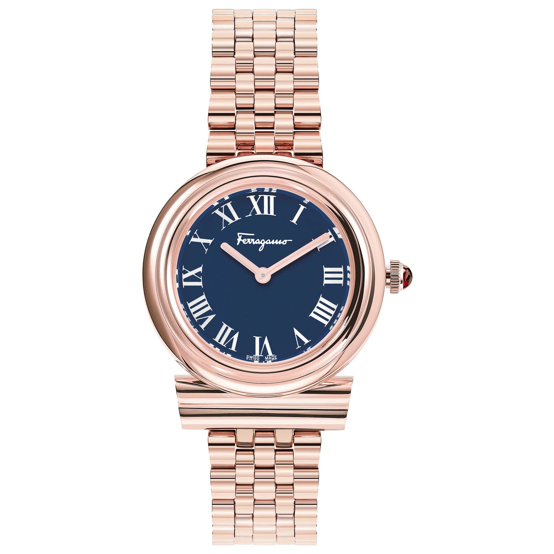 Front view of Ferragamo Gancini Women's Quartz Watch SFMV00622