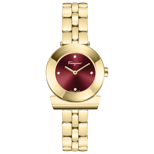 Front view of Ferragamo Gancino Women's Quartz Watch SFPD02424