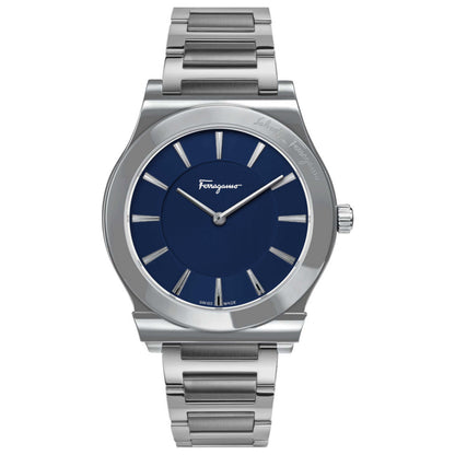 Front view of Ferragamo 1898 Slim Men's Quartz Watch SFPE00719