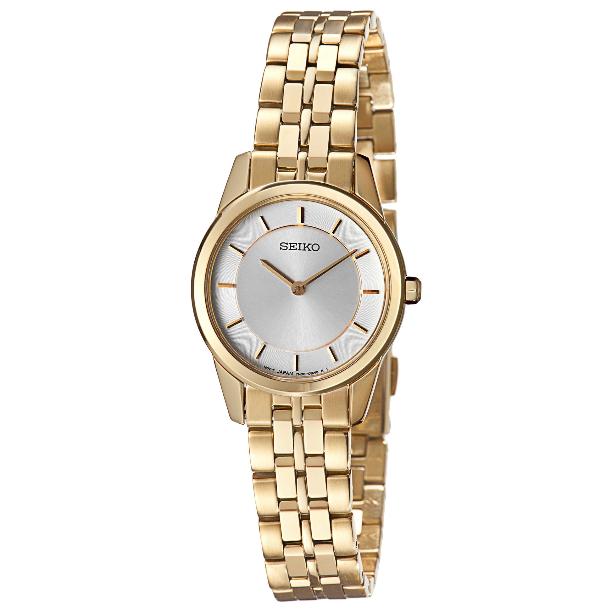 Front view of Seiko Bracelet Women's Japanese Quartz (Battery-Powered) Watch SFQ822P1