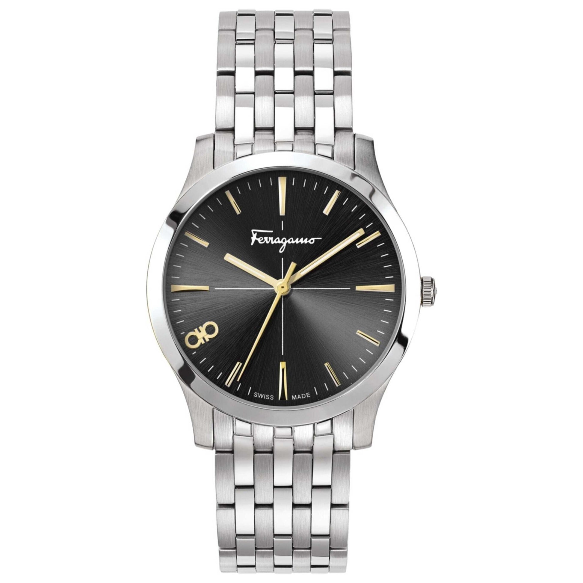 Front view of Ferragamo Slim Women's Quartz Watch SFUC00221