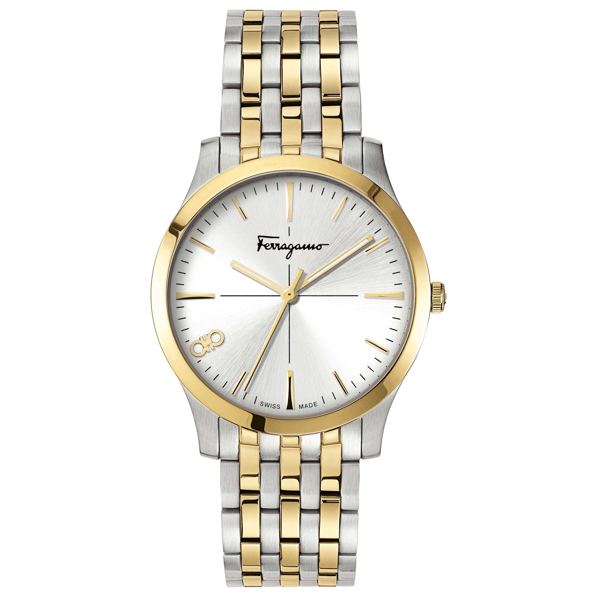 Front view of Ferragamo Slim Women's Quartz Watch SFUC00421