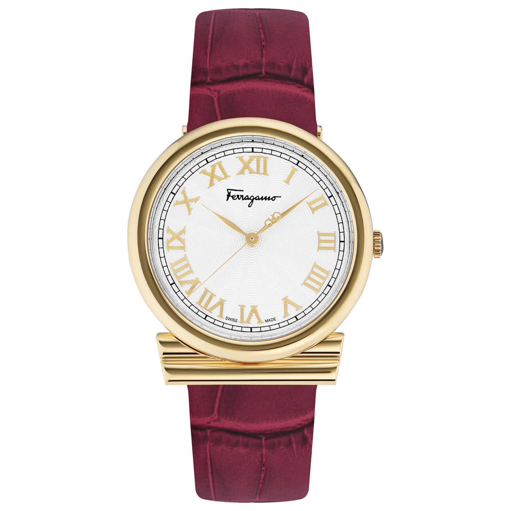 Front view of Ferragamo Gancino Women's Quartz Watch SFUF00221