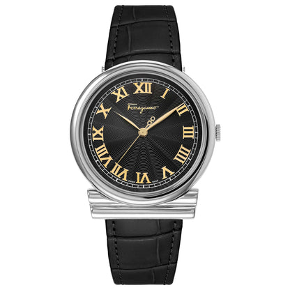 Front view of Ferragamo Gancino Women's Quartz Watch SFUF00621