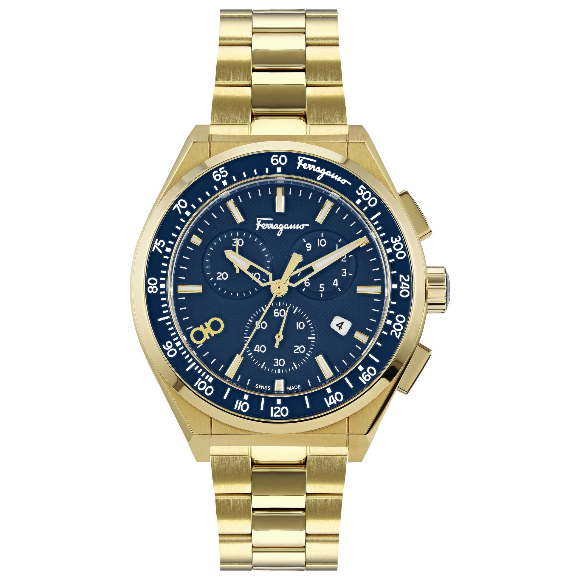 Front view of Ferragamo Ferragamo Chrono Sport Men's Quartz Watch SFUI00921