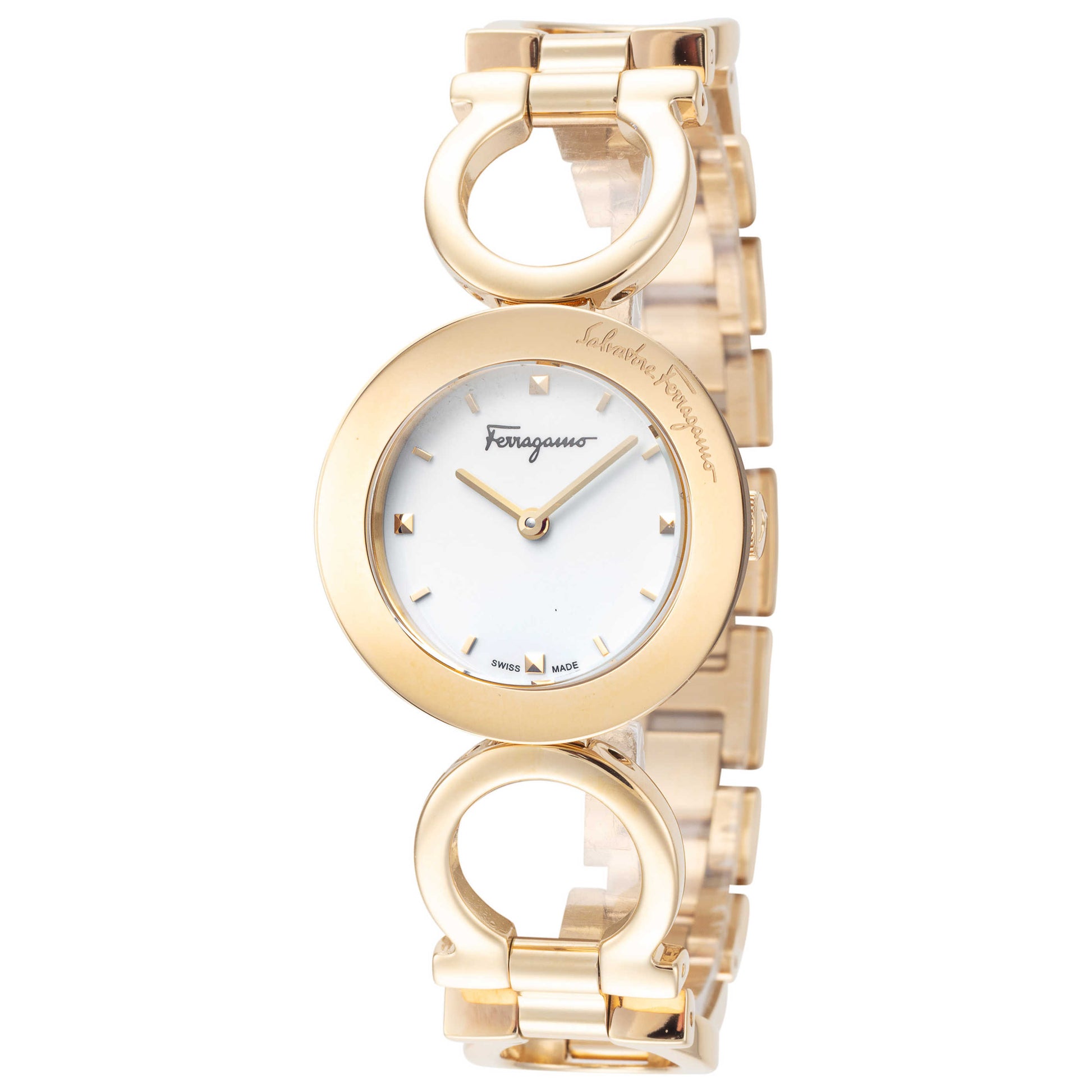 Front view of Ferragamo Gancino Women's Quartz Watch SFYA00321