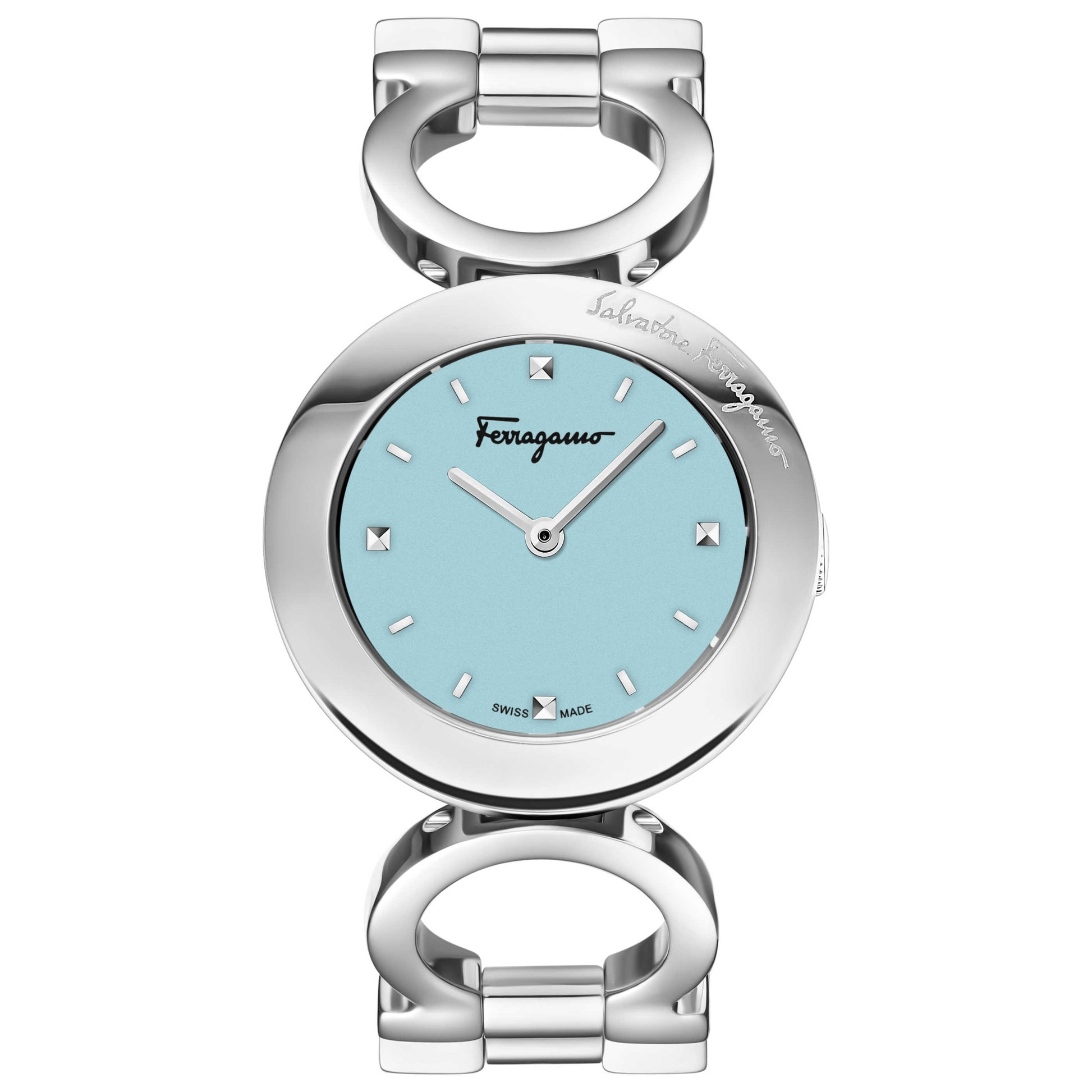 Front view of Ferragamo Gancino Women's Quartz Watch SFYA01524