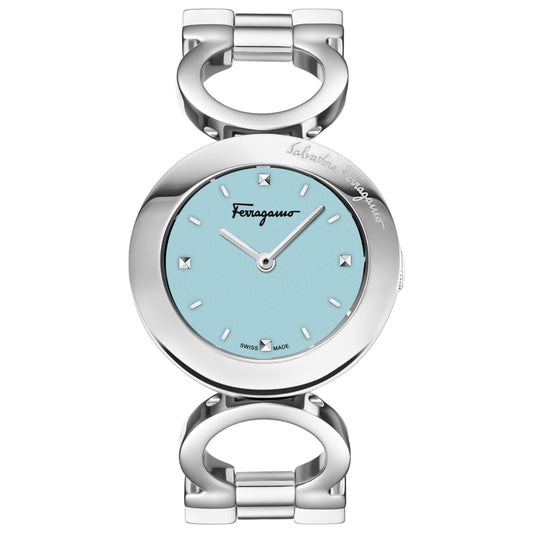 Front view of Ferragamo Gancino Women's Quartz Watch SFYA01524