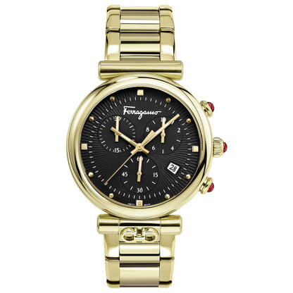 Front view of Ferragamo Ora Women's Quartz Watch SFYB01021