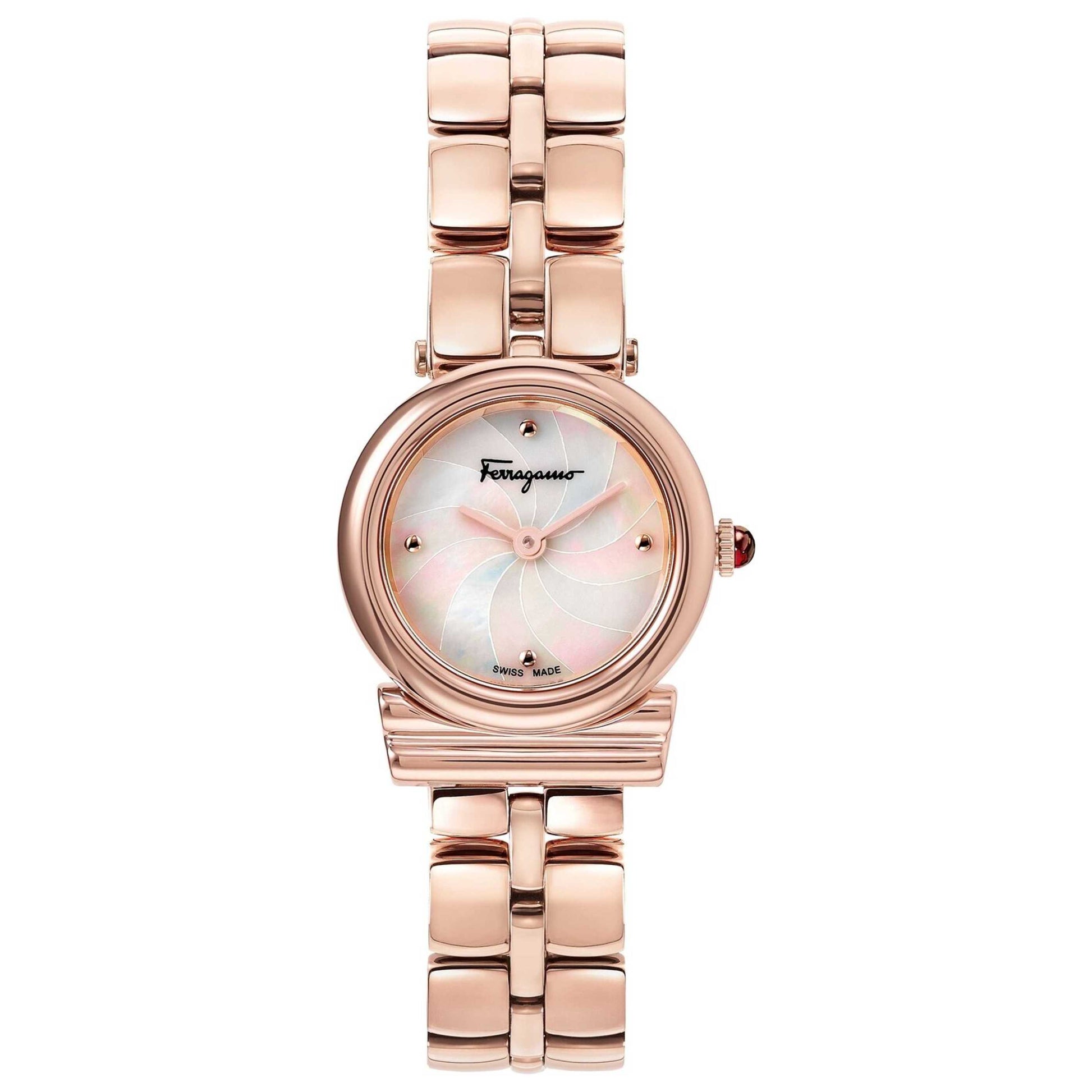 Front view of Ferragamo Gancini Women's Quartz Watch SFYE00822