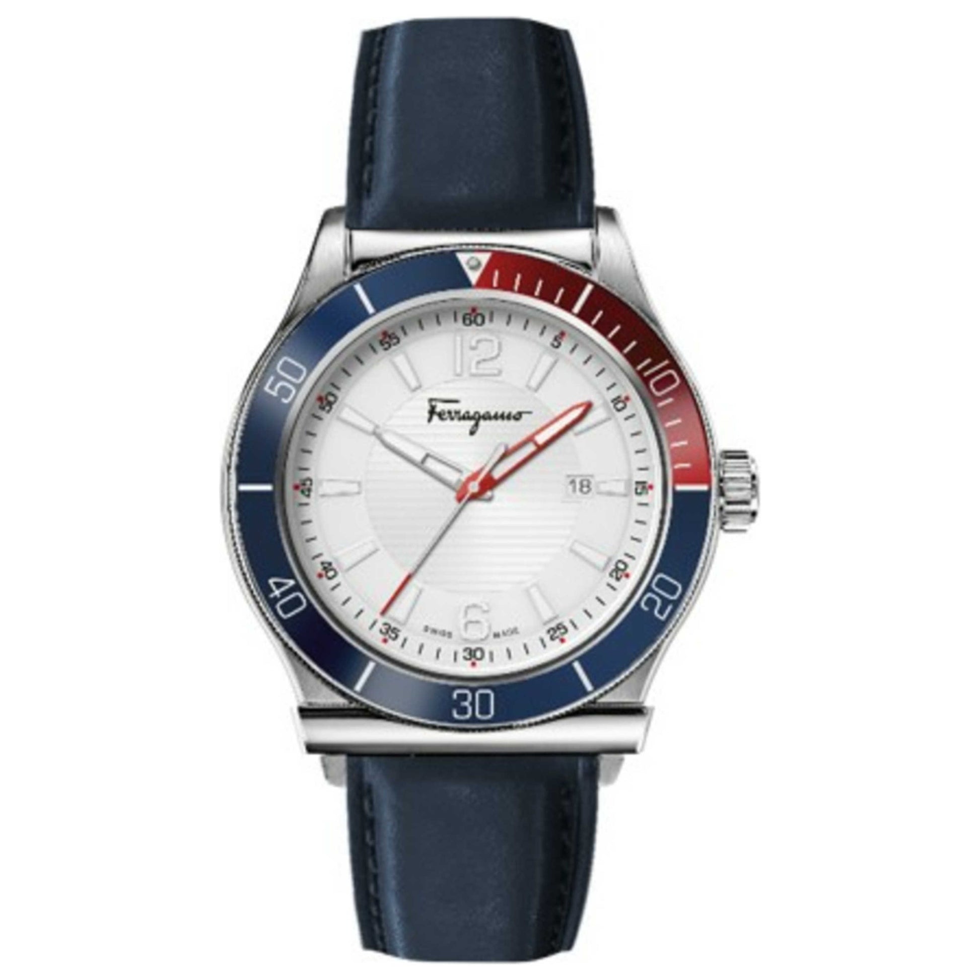 Front view of Ferragamo Ferragamo 1898 Sport Men's Quartz Watch SFYK00120