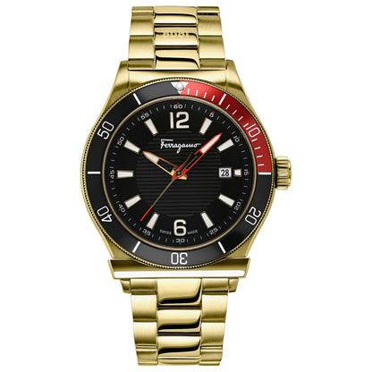 Front view of Ferragamo 1898 Sport Men's Quartz Watch SFYK00820