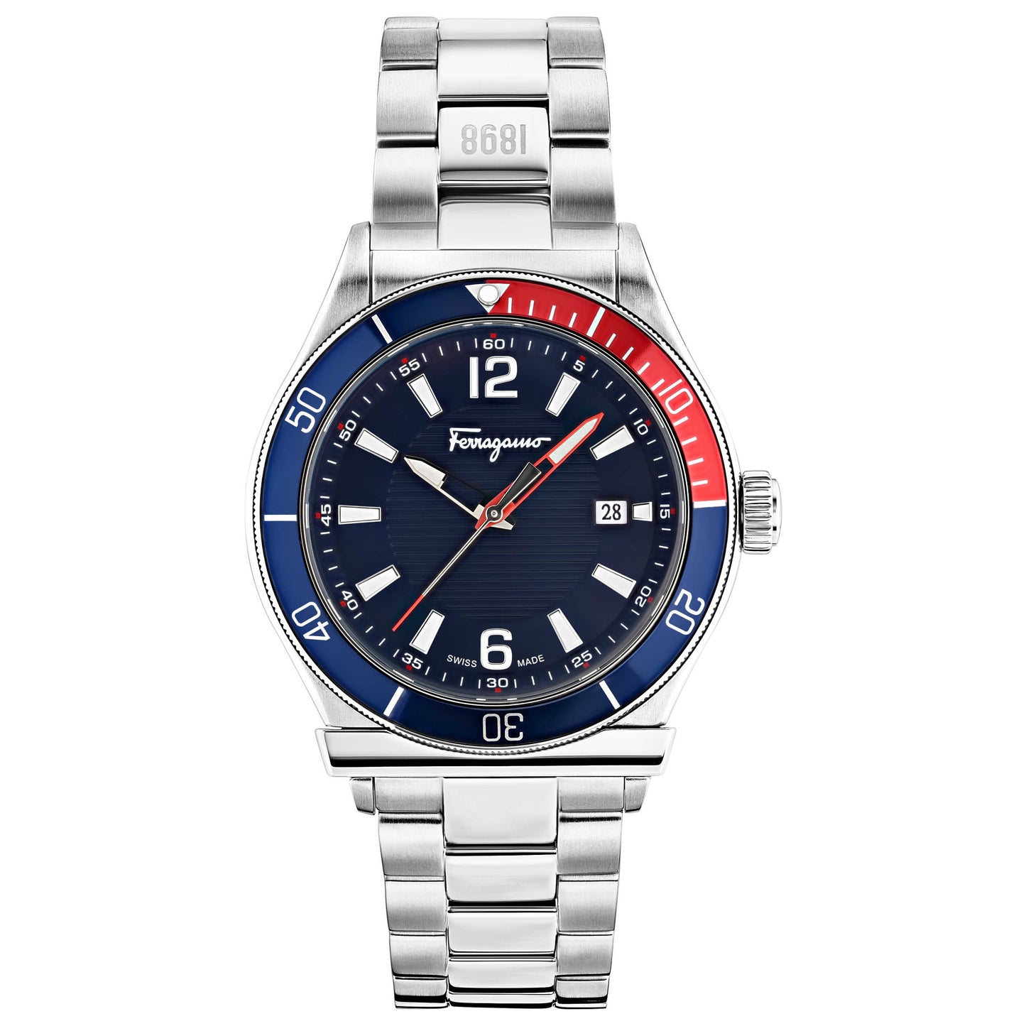 Front view of Ferragamo Ferragamo 1898 Sport Men's Quartz Watch SFYK01122