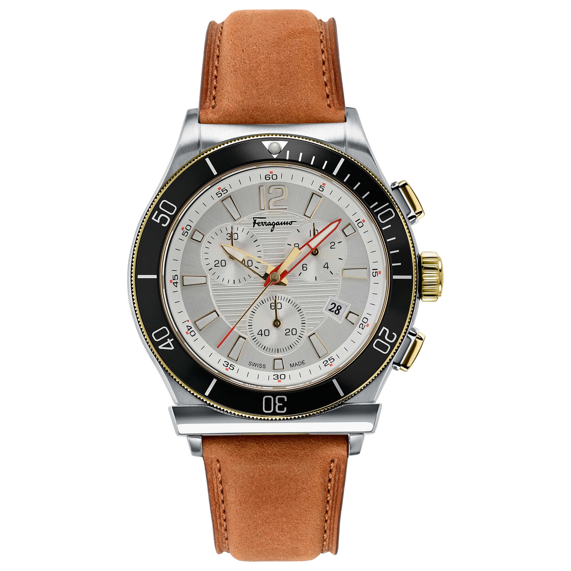 Front view of Ferragamo 1898 Sport Men's Quartz Watch SFYL00320