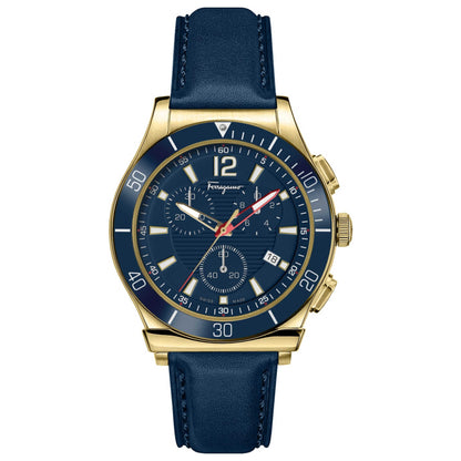 Front view of Ferragamo 1898 Men's Quartz Watch SFYL01021