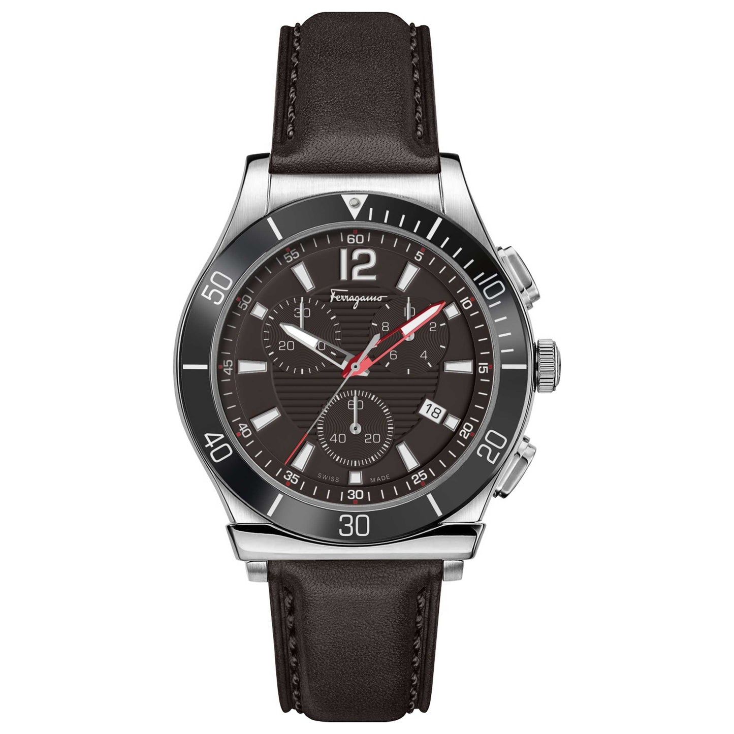 Front view of Ferragamo 1898 Sport Men's Quartz Watch SFYL01422