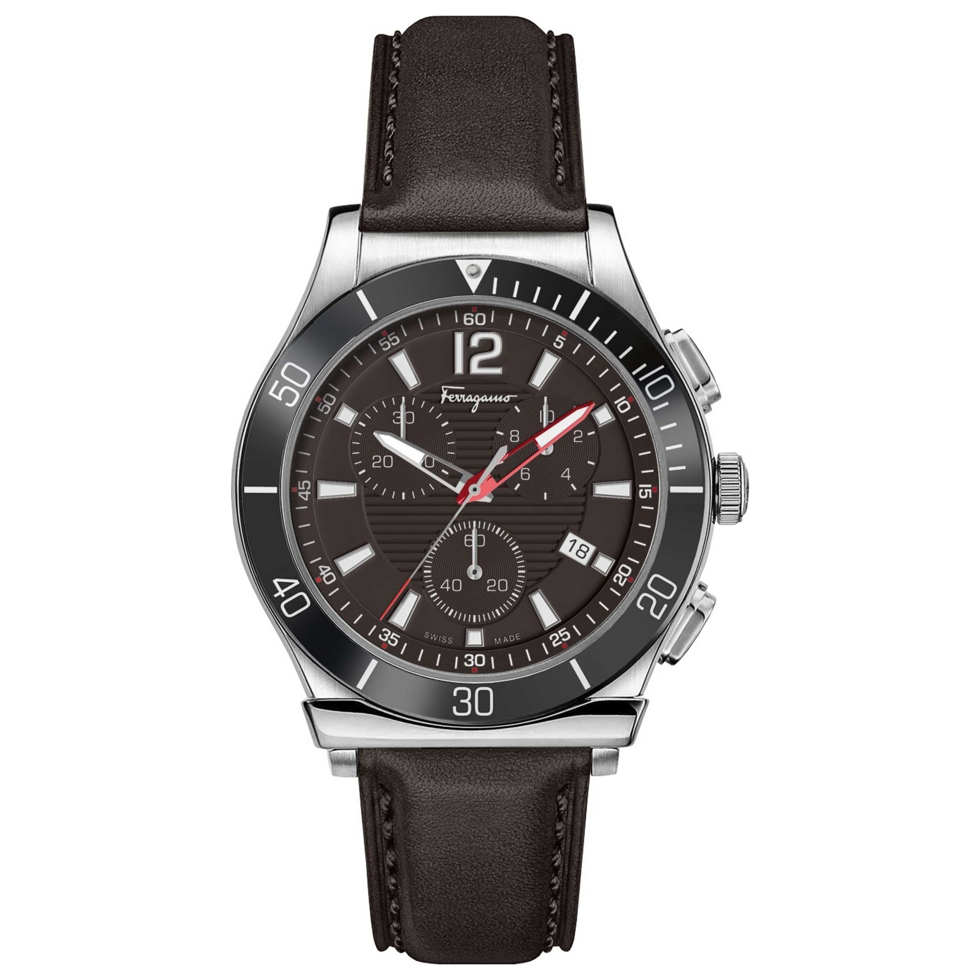 Front view of Ferragamo 1898 Sport Men's Quartz Watch SFYL01422