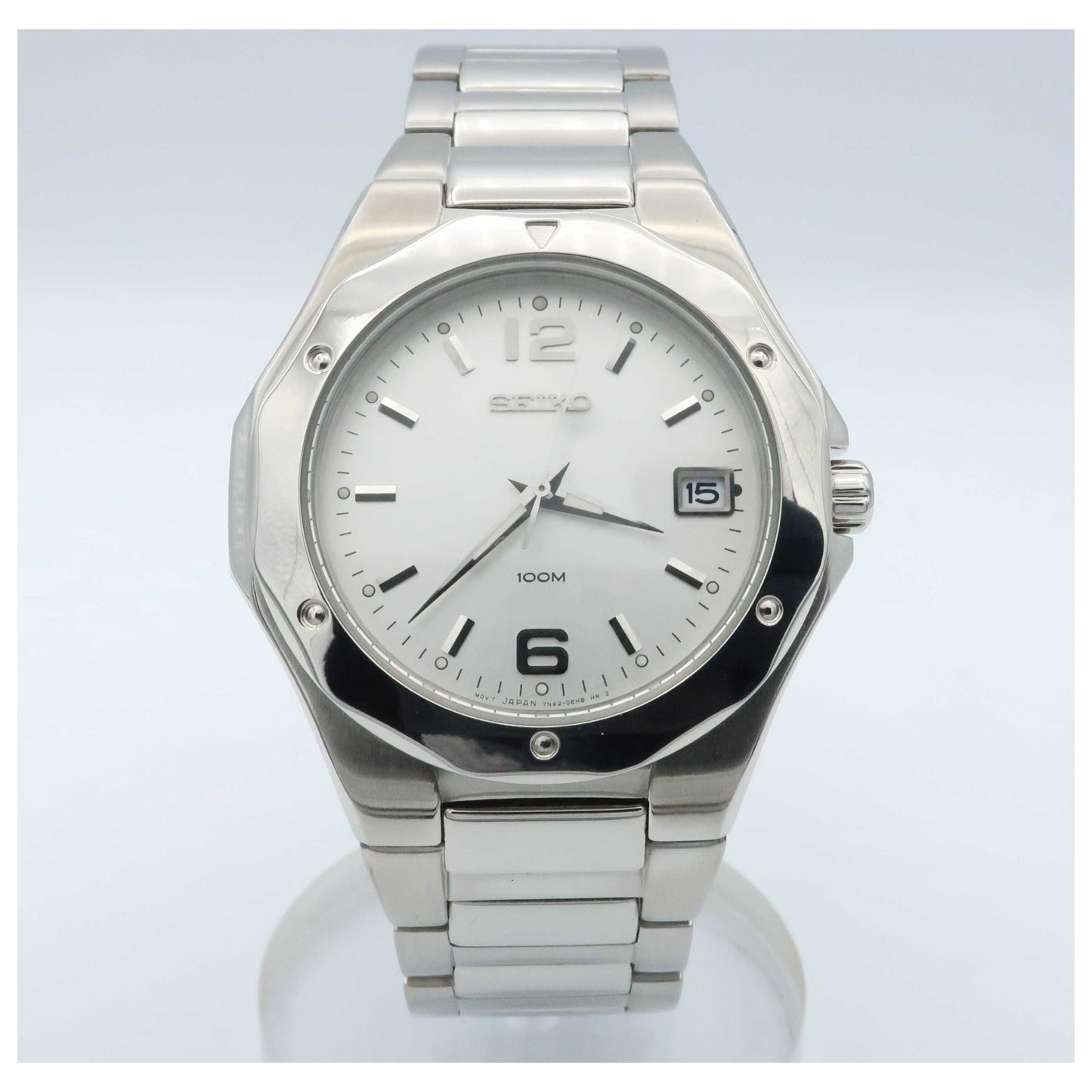 Front view of Seiko Dress Men's Quartz Watch SGED53-PO