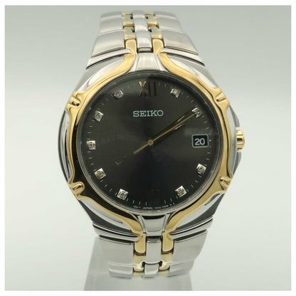 Front view of Seiko Dress Men's Watch SGEE36-SDV2
