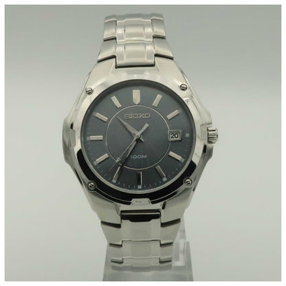 Front view of Seiko Bracelet Men's Quartz Watch SGEE59-PO