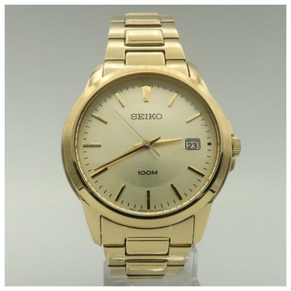 Front view of Seiko Bracelet Men's Quartz Watch SGEF58-PO