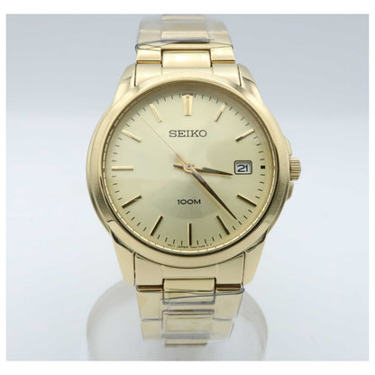 Front view of Seiko Bracelet Men's Quartz Watch SGEF58-SD