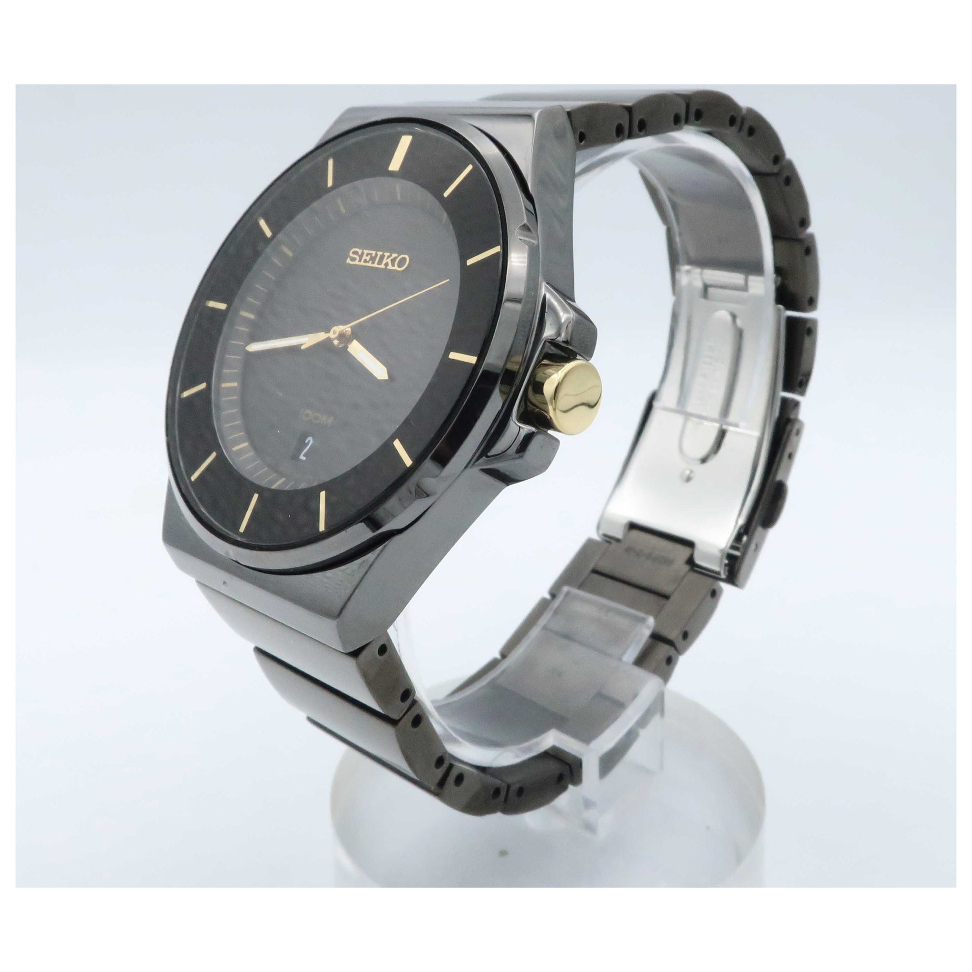 Seiko Bracelet Men's Japanese Quartz (Battery-Powered) Watch SGEG19-PO - Image #4