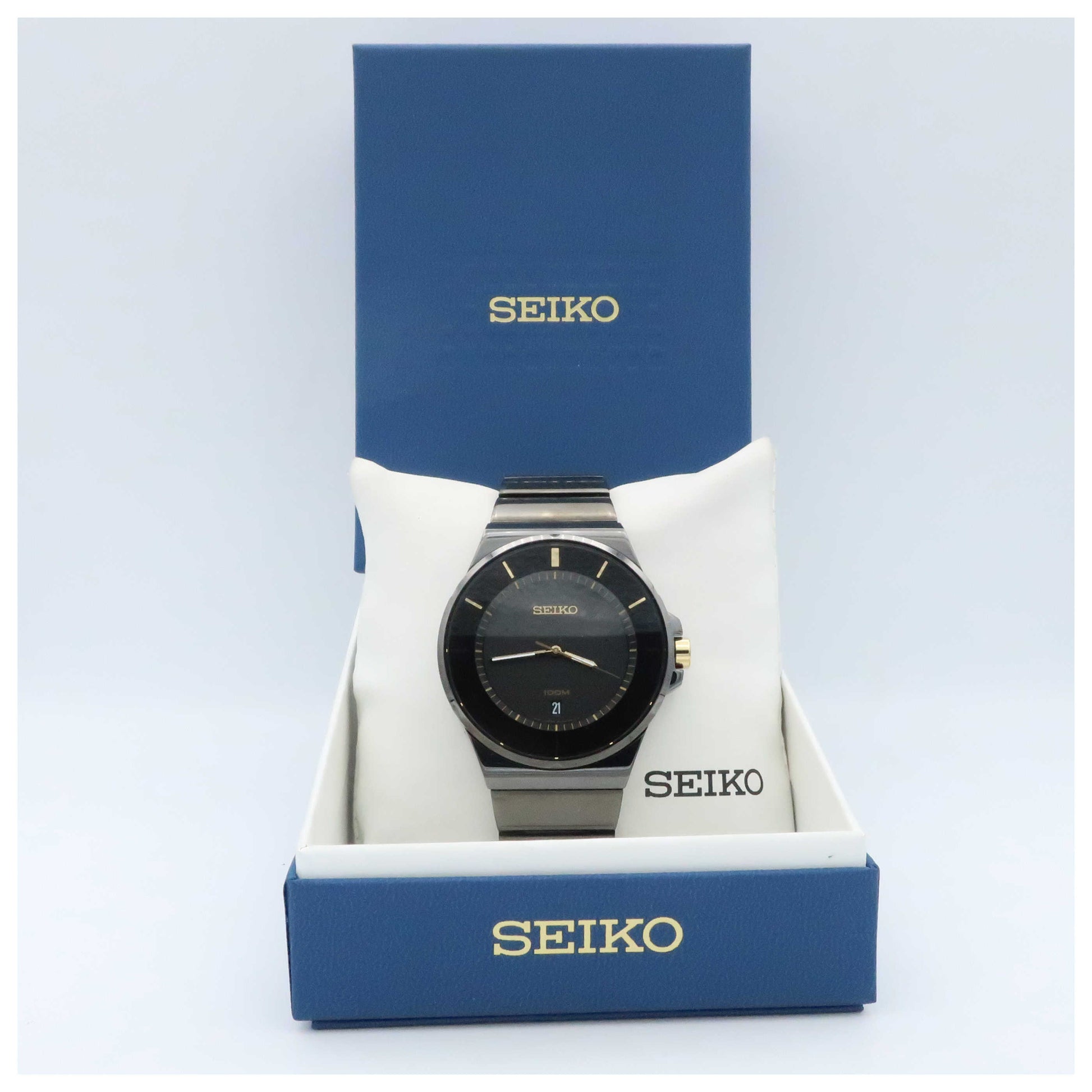 Seiko Bracelet Men's Japanese Quartz (Battery-Powered) Watch SGEG19-PO - Image #6
