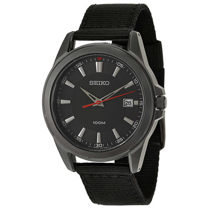 Front view of Seiko Strap Men's Japanese Quartz (Battery-Powered) Watch SGEG91