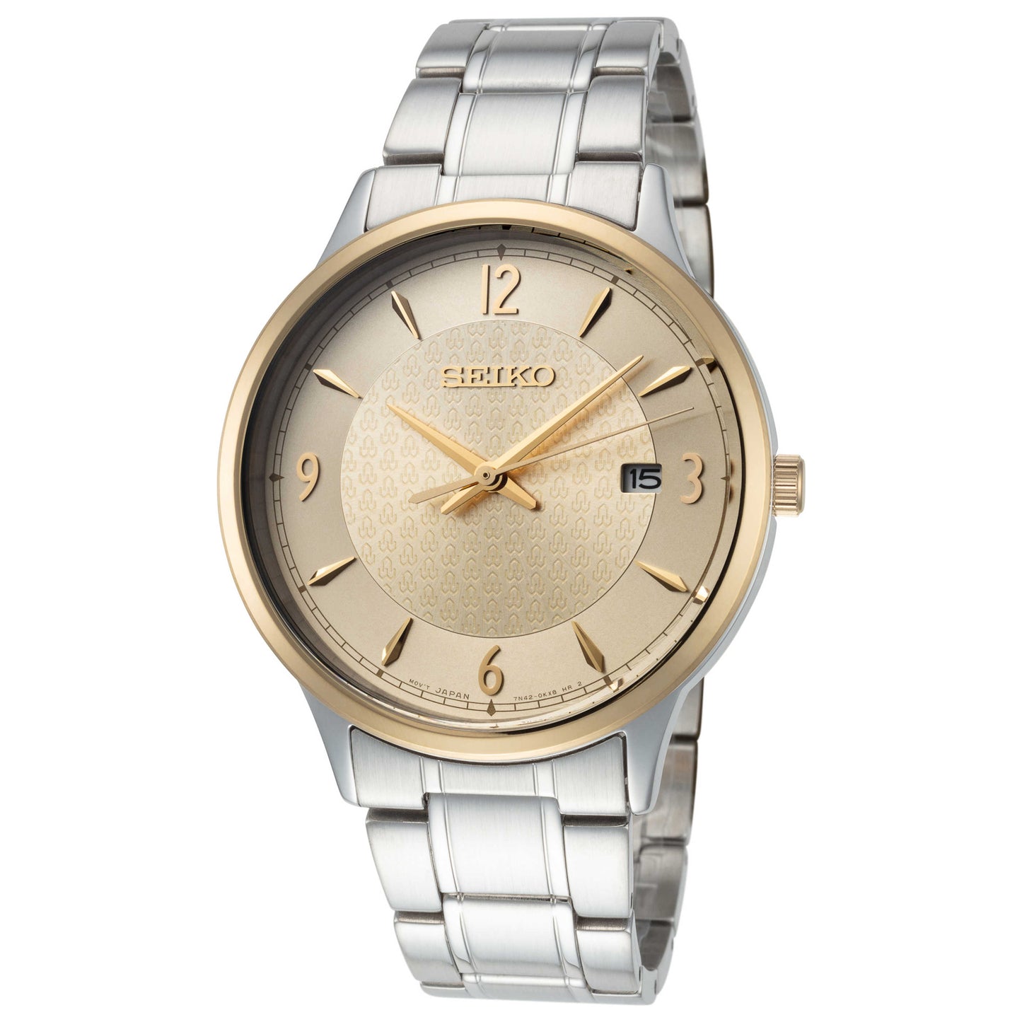 Front view of Seiko Essentials Men's Quartz Watch SGEH92P1