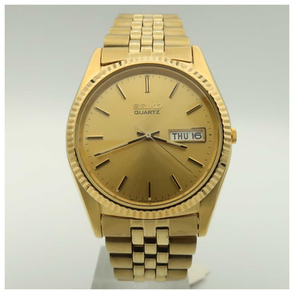 Front view of Seiko Bracelet Men's Quartz Watch SGF206-SDV