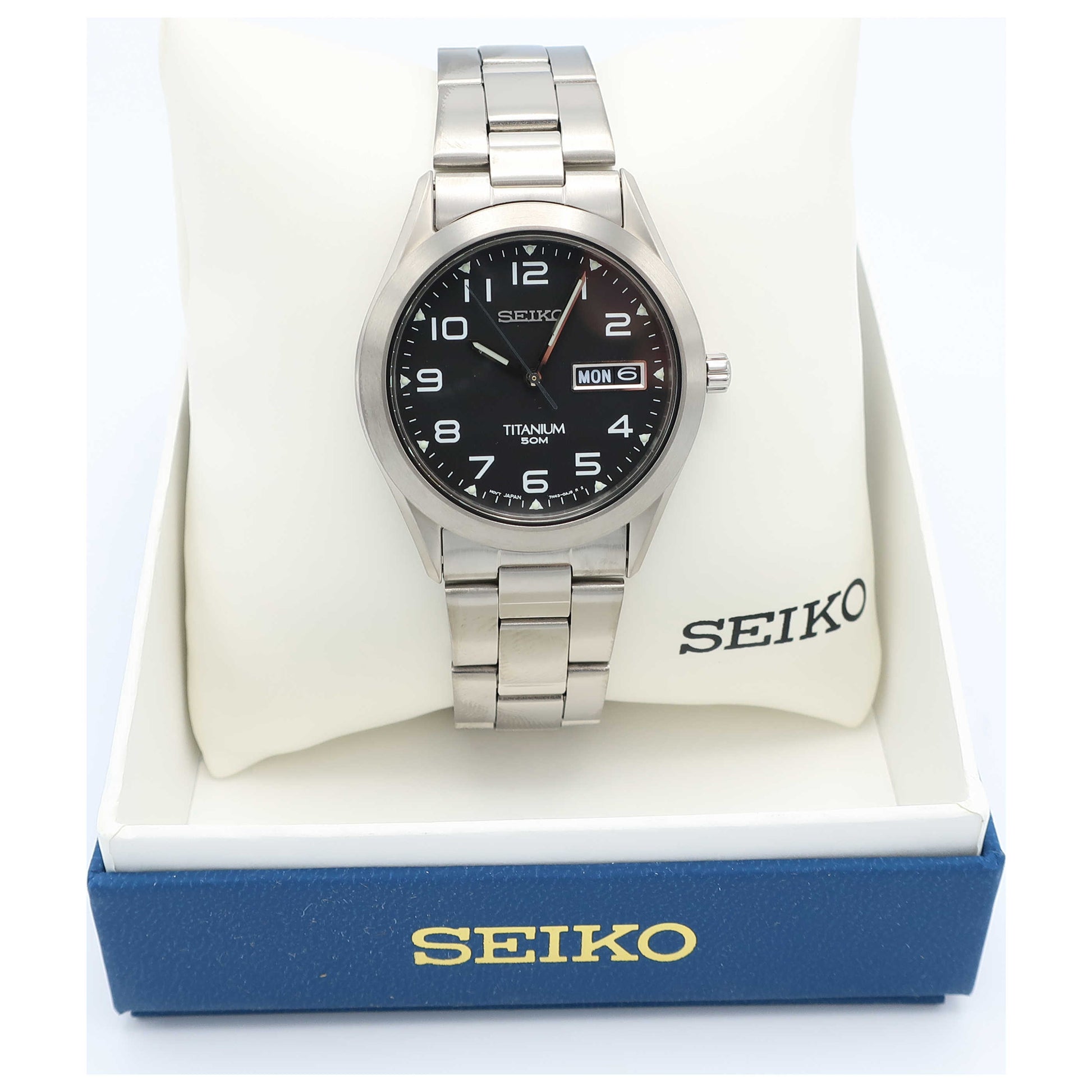 Seiko Titanium Men's Japanese Quartz (Battery-Powered) Watch SGG711-SD - Image #6
