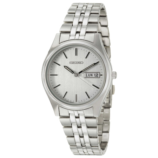 Front view of Seiko Bracelet Men's Japanese Quartz (Battery-Powered) Watch SGGA51