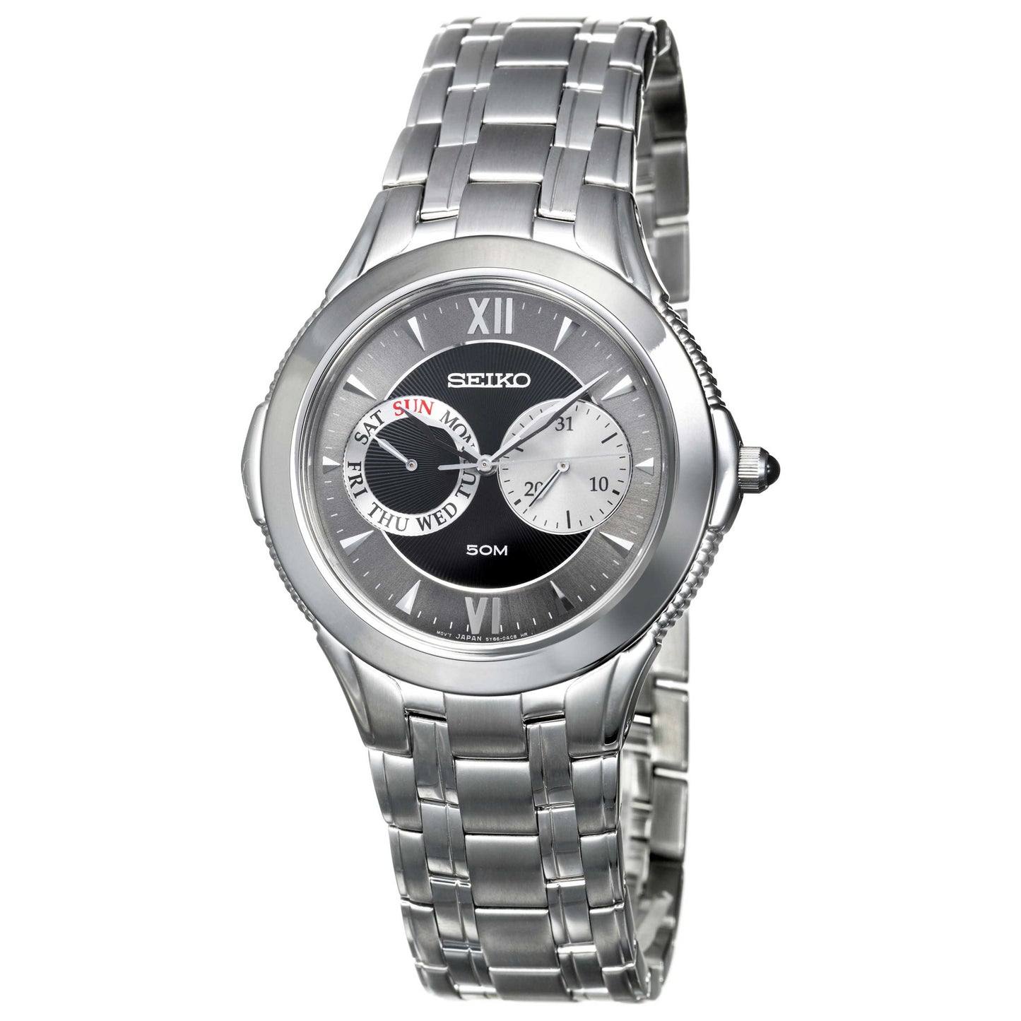 Front view of Seiko Le Grand Sport Men's Watch SGN015