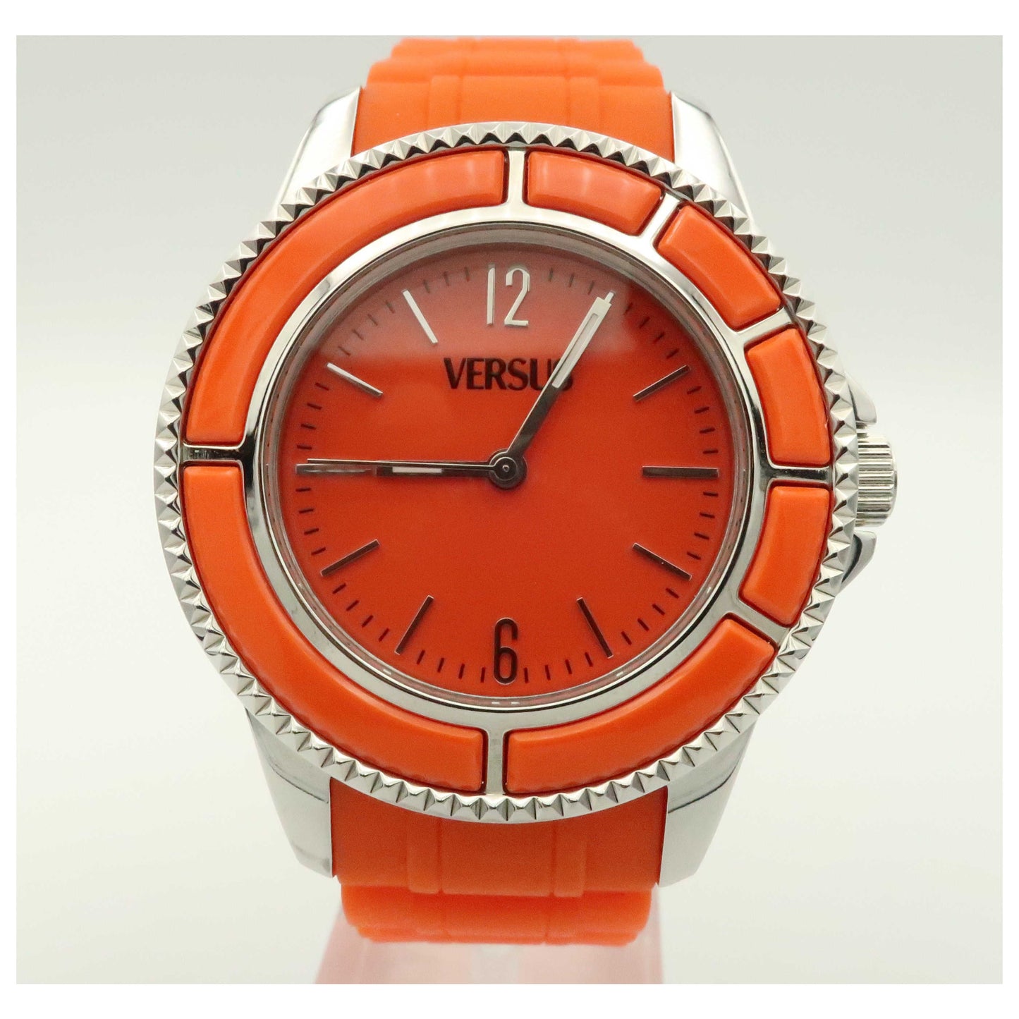 Front view of Versus Versace City Women's Japanese Quartz (Battery-Powered) Watch SGU010013-PO