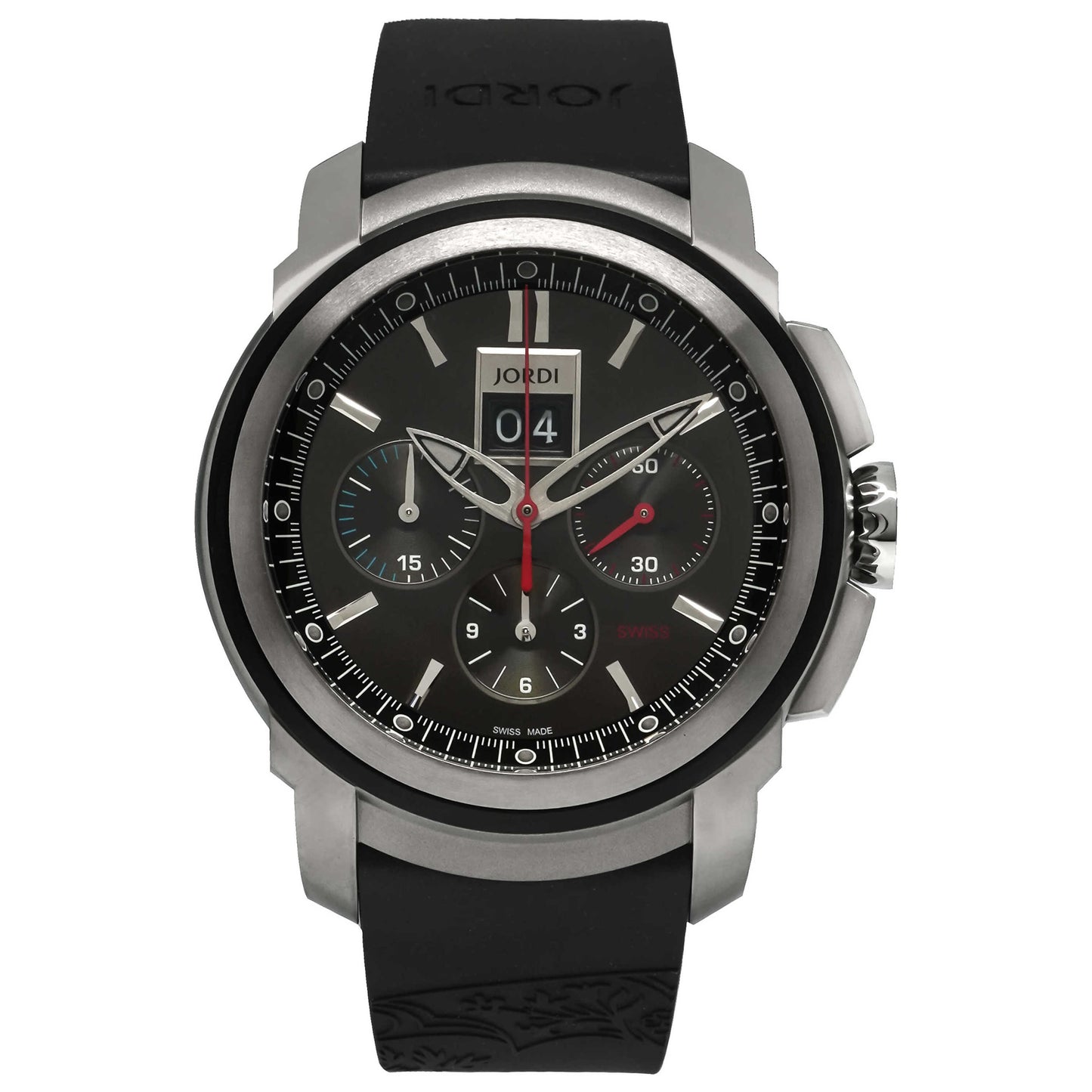 Front view of Michel Jordi Grimsel Men's Automatic Watch SIM-100-04-004-01