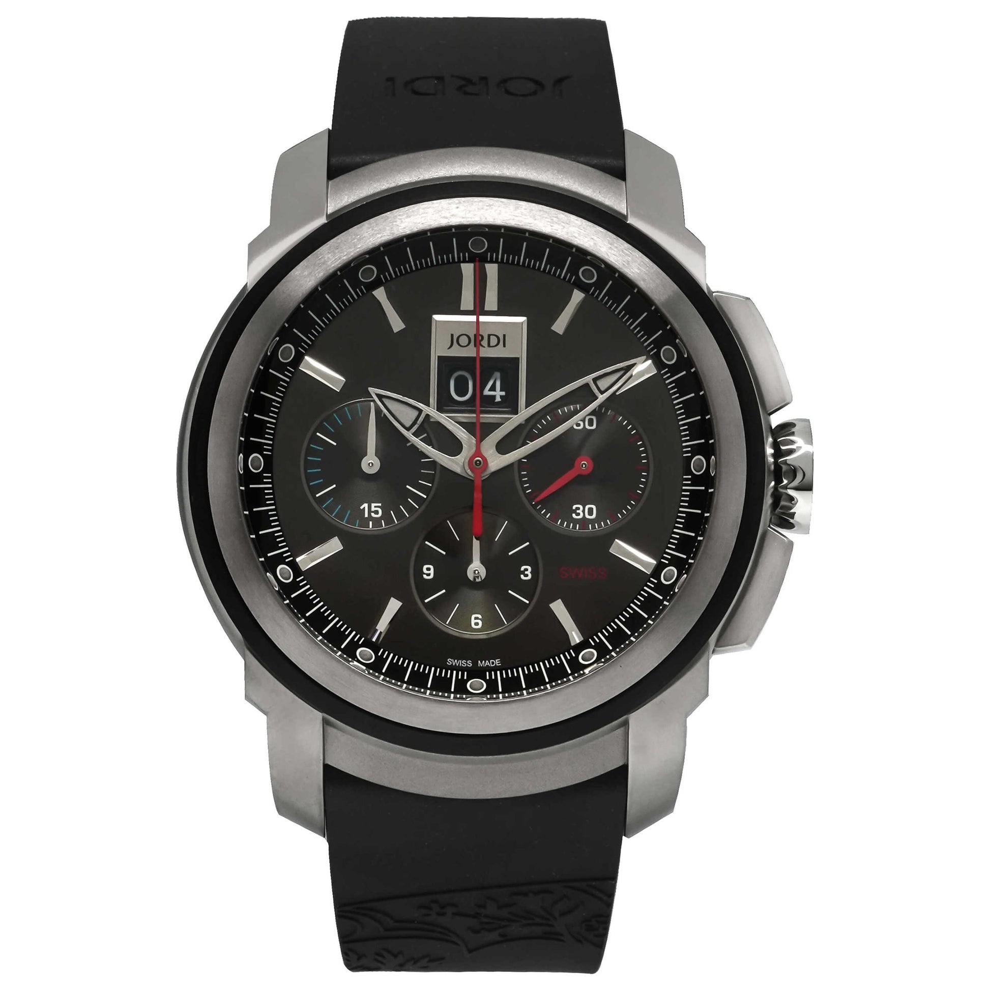 Front view of Michel Jordi Grimsel Men's Automatic Watch SIM-100-04-004-01